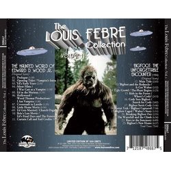 The Haunted World Of Edward D. Wood Jr. / Bigfoot: The Unforgettable Encounter Soundtrack (Louis Febre) - CD Trasero