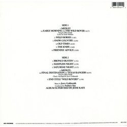 Wild Rovers Ścieżka dźwiękowa (Jerry Goldsmith) - Tylna strona okladki plyty CD