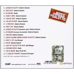 Un Boss in salotto Soundtrack (Umberto Scipione) - CD Back cover