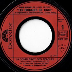 Les Brigades du Tigre サウンドトラック (Claude Bolling) - CDインレイ