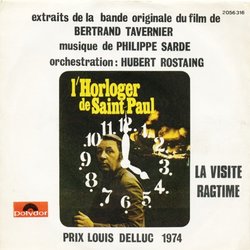 L'Horloger de Saint-Paul Ścieżka dźwiękowa (Philippe Sarde) - Okładka CD