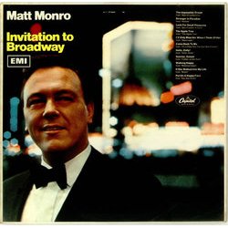 Invitation To Broadway - Matt Monro Soundtrack (Various Artists, Matt Monro) - CD cover