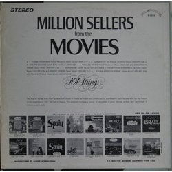 Million Sellers From The Movies - 101 Strings Ścieżka dźwiękowa (Various Artists) - Tylna strona okladki plyty CD