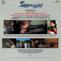 Supergirl サウンドトラック (Jerry Goldsmith) - CD裏表紙