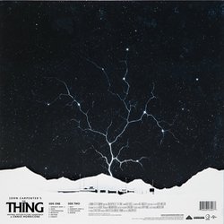 The Thing Soundtrack (Ennio Morricone) - CD Achterzijde