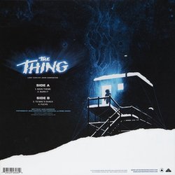 The Thing: Lost Cues Soundtrack (John Carpenter) - CD Back cover