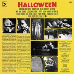 Halloween Ścieżka dźwiękowa (John Carpenter) - Tylna strona okladki plyty CD