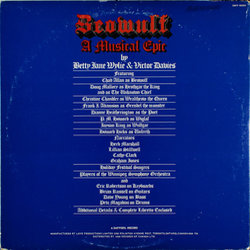Beowulf: A Musical Epic Ścieżka dźwiękowa (Victor Davies, Betty Jane Wylie) - Tylna strona okladki plyty CD