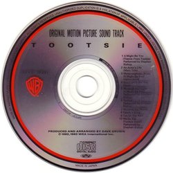 Tootsie Colonna sonora (Stephen Bishop, Dave Grusin) - cd-inlay