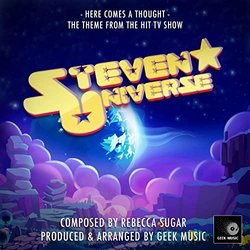 Steven Universe: Here Comes A Thought サウンドトラック (Rebecca Sugar) - CDカバー