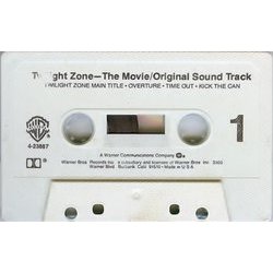 Twilight Zone: The Movie サウンドトラック (Jerry Goldsmith) - CDインレイ
