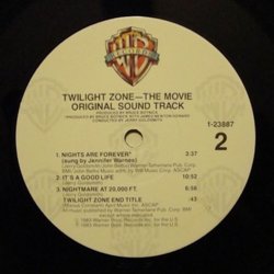 Twilight Zone: The Movie サウンドトラック (Jerry Goldsmith) - CDインレイ