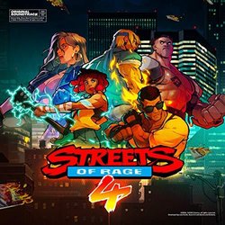 Streets of Rage 4 Trilha sonora (Olivier Deriviere) - capa de CD