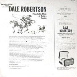 Dale Robertson Presents His Album Of Western Classics Ścieżka dźwiękowa (Various Artists) - Tylna strona okladki plyty CD