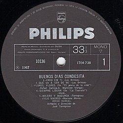 Buenos das, condesita サウンドトラック (Roco Drcal, Jos Torregrosa) - CDインレイ