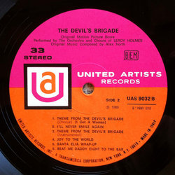 The Devil's Brigade Soundtrack (Alex North) - cd-cartula