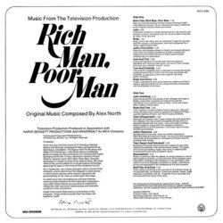 Rich Man, Poor Man Soundtrack (Alex North) - CD Back cover