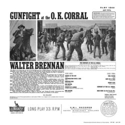 Gunfight At The O.K. Corral Soundtrack (Various Artists, Walter Brennan) - CD Achterzijde