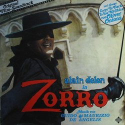 Zorro サウンドトラック (Guido De Angelis, Maurizio De Angelis) - CDカバー