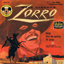 Zorro サウンドトラック (George Bruns) - CDカバー