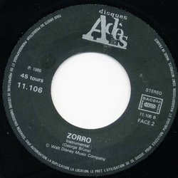 Zorro Ścieżka dźwiękowa (George Bruns, Jean Stout) - wkład CD