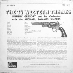 The TV Western Themes Soundtrack (Various Artists, Johnny Gregory) - CD Back cover