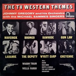 The TV Western Themes Soundtrack (Various Artists, Johnny Gregory) - CD cover