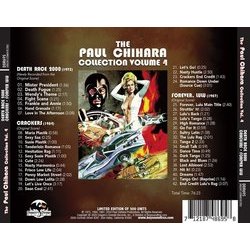 The Paul Chihara Collection: Volume 4 サウンドトラック (Paul Chihara) - CD裏表紙