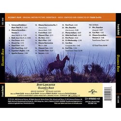 Ulzana's Raid Soundtrack (Frank De Vol) - CD Back cover