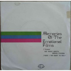 Memories Of The Emotional Films Bande Originale (Georges Delerue, Peppino Gagliardi) - Pochettes de CD