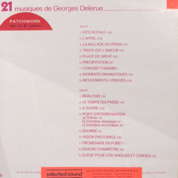 Musiques De Georges Delerue Soundtrack (Georges Delerue) - CD Back cover