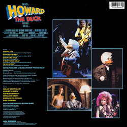 Howard The Duck Soundtrack (Various Artists, John Barry) - CD Back cover