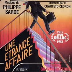 Une Etrange affaire Ścieżka dźwiękowa (Philippe Sarde) - Okładka CD