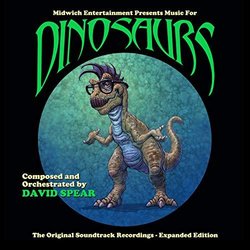 Music for Dinosaurs Soundtrack (David Spear) - CD cover