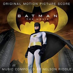 Batman: The Movie Trilha sonora (Nelson Riddle) - capa de CD
