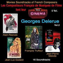 Les Compositeurs franais de musiques de films font leur cinma vol.2 Trilha sonora (Georges Delerue) - capa de CD
