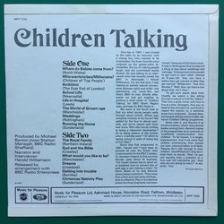 Children Talking Colonna sonora (Harold Williamson) - Copertina posteriore CD