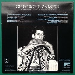 A Theme From Picnic At Hanging Rock Soundtrack (Gheorghe Zamfir) - CD Back cover