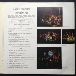 Pickwick サウンドトラック (Leslie Bricusse, Cyril Ornadel) - CD裏表紙