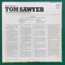 Mark Twain's Tom Sawyer Colonna sonora (Richard M. Sherman	, Richard M. Sherman, Robert B. Sherman, Robert B. Sherman) - Copertina posteriore CD
