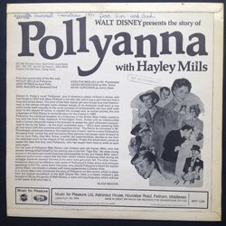 Pollyanna Soundtrack (Paul J. Smith) - CD Back cover