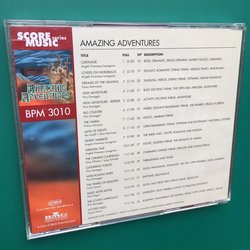 Amazing Adventures Trilha sonora (Various Artists) - CD capa traseira