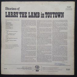 Stories Of Larry The Lamb In Toytown Soundtrack (Barry Cole) - CD Back cover