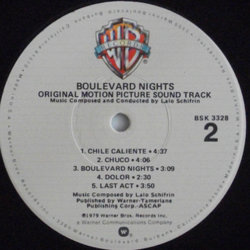 Boulevard Nights Soundtrack (Lalo Schifrin) - CD-Inlay