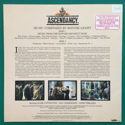 Ascendancy Ścieżka dźwiękowa (Ronnie Leahy) - Tylna strona okladki plyty CD