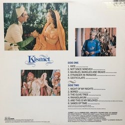 Kismet サウンドトラック (George Forrest, Bob Wright) - CD裏表紙