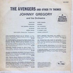 The Avengers And Other TV Themes Soundtrack (Various Artists) - CD Back cover