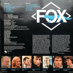 Fox: The Album Ścieżka dźwiękowa (George Fenton, Trevor Preston) - Tylna strona okladki plyty CD