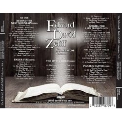 The Edward David Zeliff Collection Volume 1 Colonna sonora (Edward Zeliff) - Copertina posteriore CD