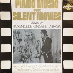Piano Music For Silent Movies Soundtrack (	Ena Baga, Florence De Jong) - CD cover